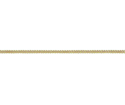 9ct Yellow Gold Curb Chain (16")