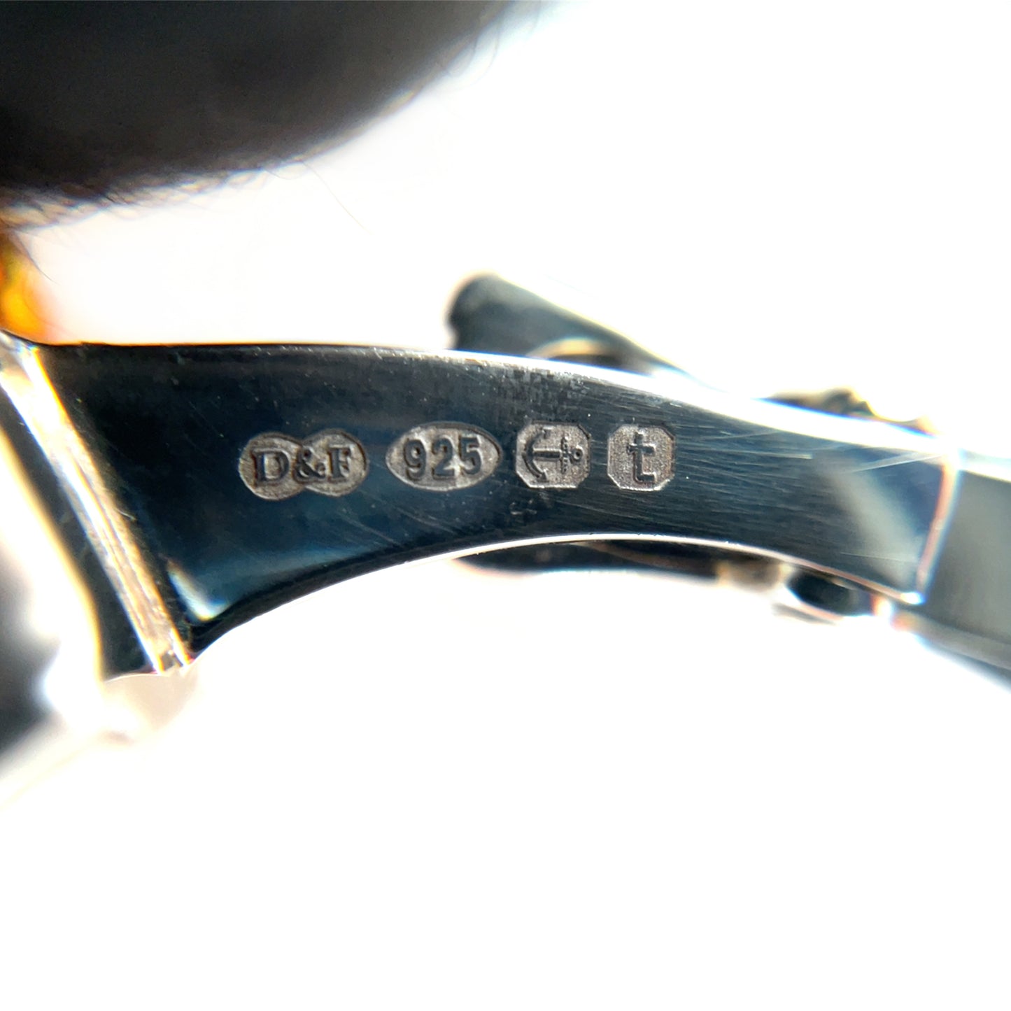 Silver Savage Skull Bullet Back Cufflinks