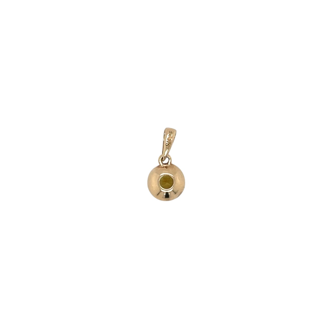 9ct Yellow Gold Sapphire Pendant