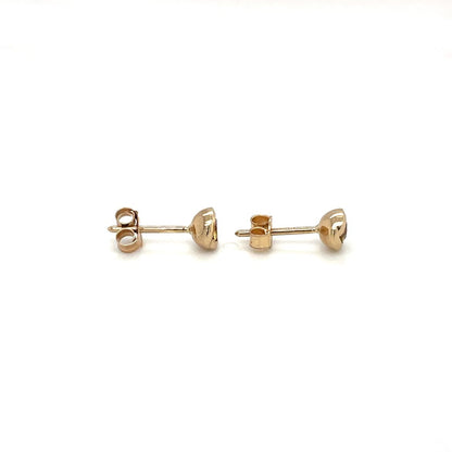 9ct Yellow Gold Yellow Sapphire Stud Earrings