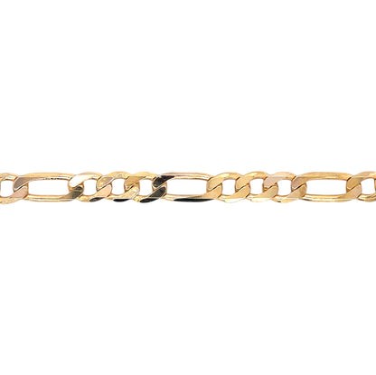 9ct Yellow Gold Figaro Chain (18")