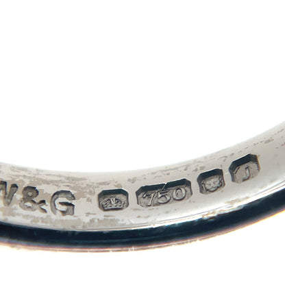 18ct White Gold Court Wedding Band (M)