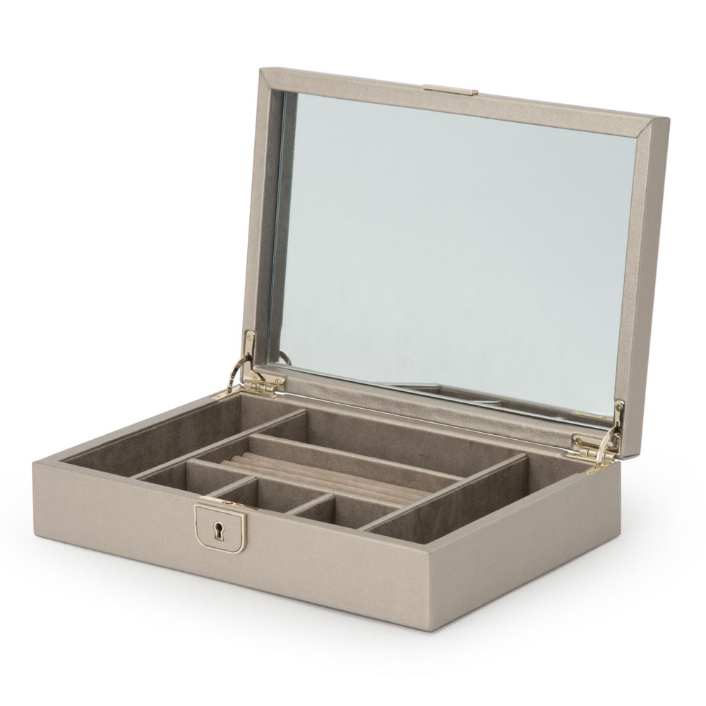Wolf 1834 Palermo Medium Jewellery Box (Pewter)