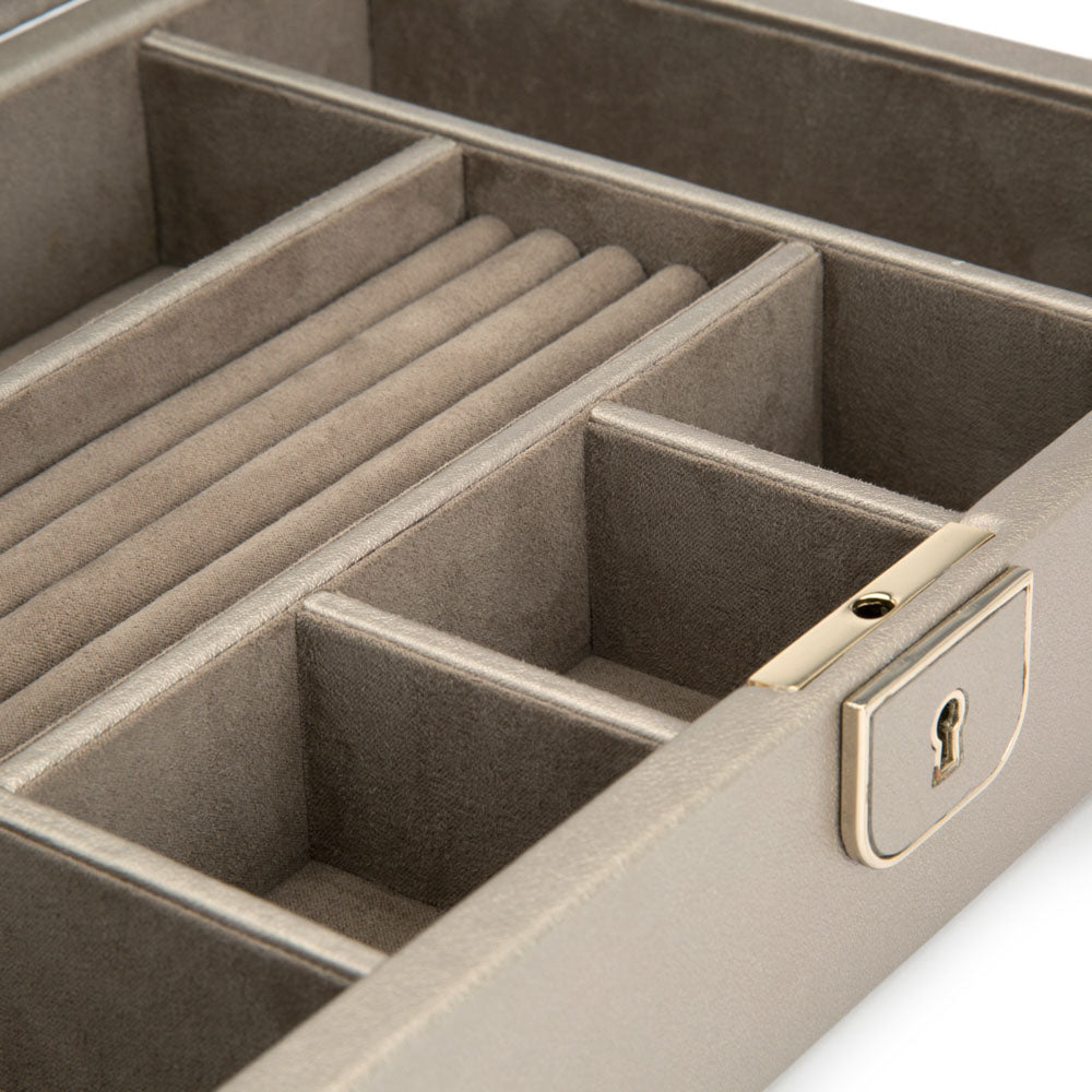 Wolf 1834 Palermo Medium Jewellery Box (Pewter)