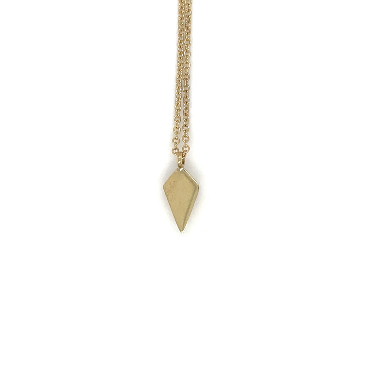9ct Yellow Gold Kite Pendant & Chain