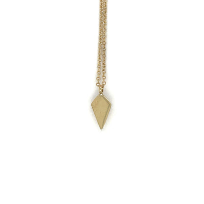9ct Yellow Gold Kite Pendant & Chain