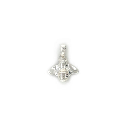 Silver Bee Pendant & Chain