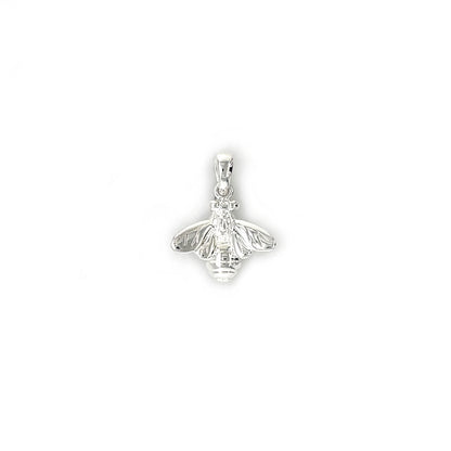 Silver Bee Pendant & Chain