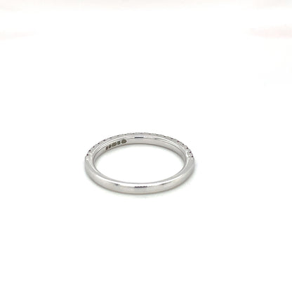 18ct White Gold Pink Sapphire Eternity Ring