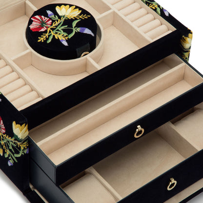 Zoe Medium Jewellery Box (Indigo)