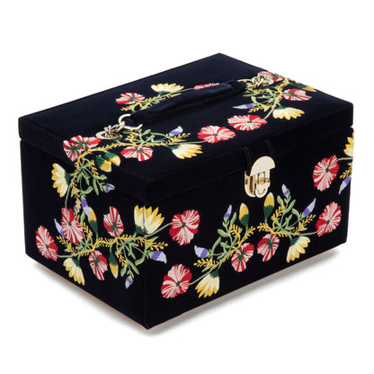 Zoe Medium Jewellery Box (Indigo)