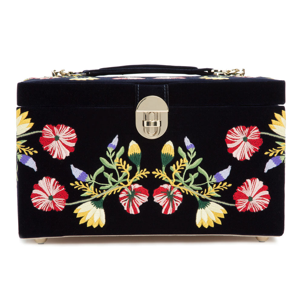 Zoe Medium Jewellery Box (Indigo)