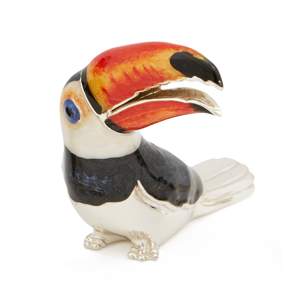 Saturno Silver & Enamel Medium Toucan