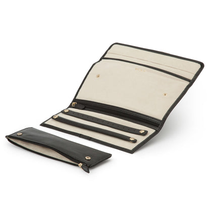 Wolf 1834 Palermo Jewellery Roll (Black)