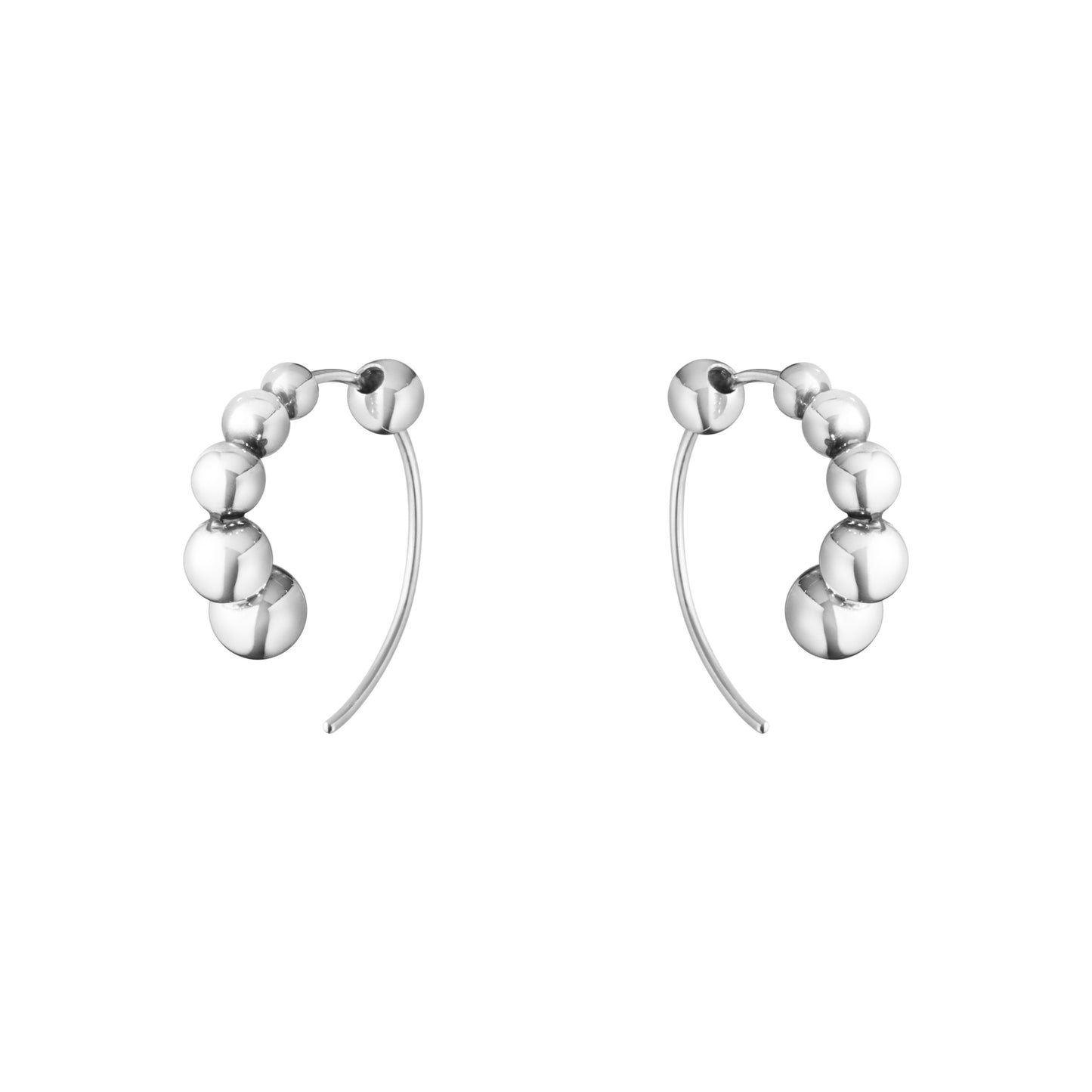 Silver Moonlight Grapes Earrings