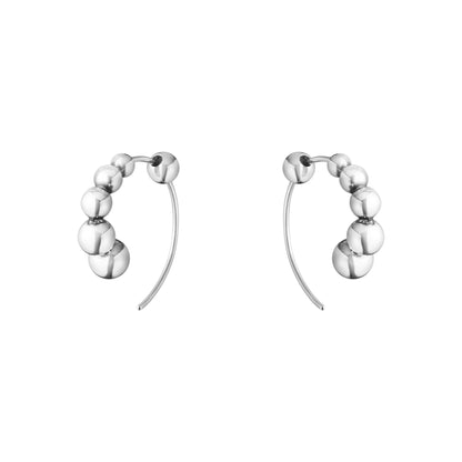 Silver Moonlight Grapes Earrings