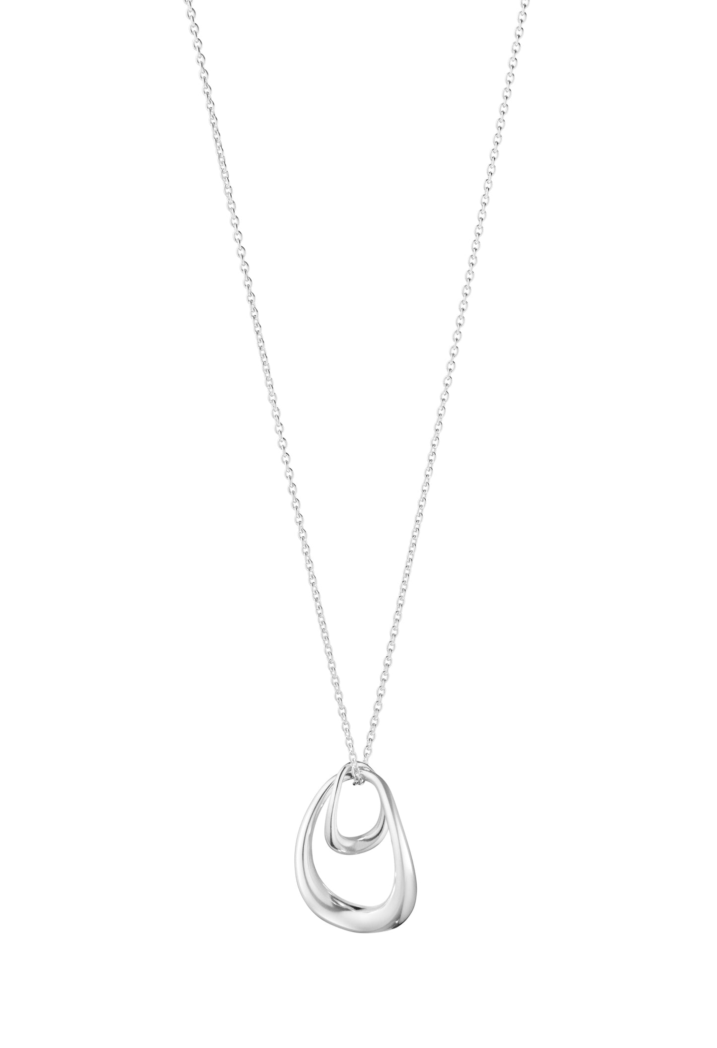 Silver Offspring Necklace With Pendant (Large)