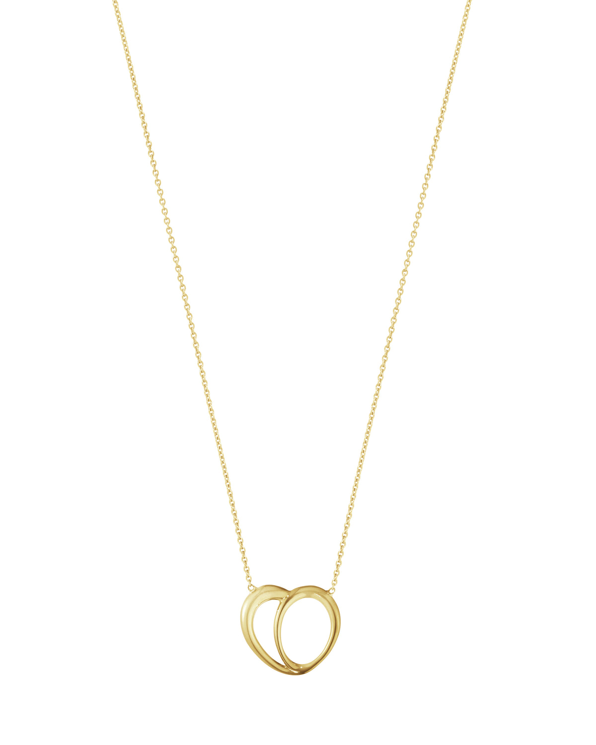 Yellow Gold Offspring Necklace With Pendant