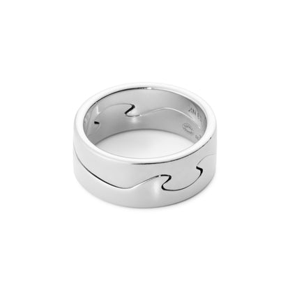 White Gold Fusion End Ring