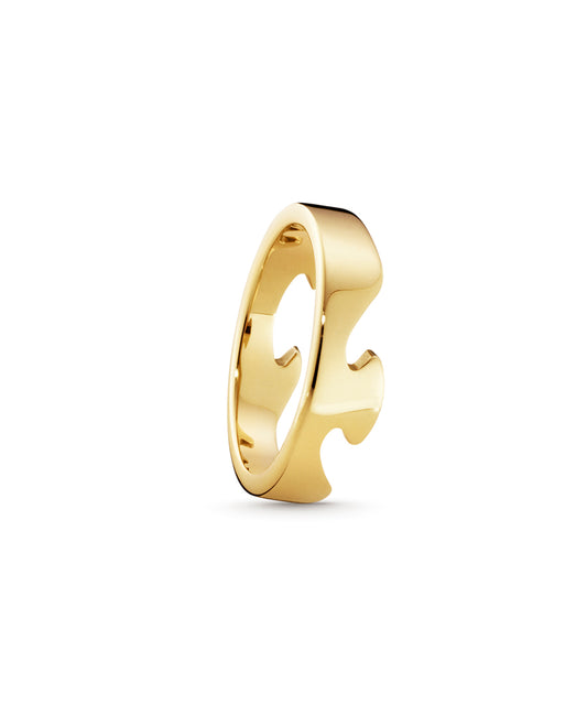 Yellow Gold Fusion End Ring