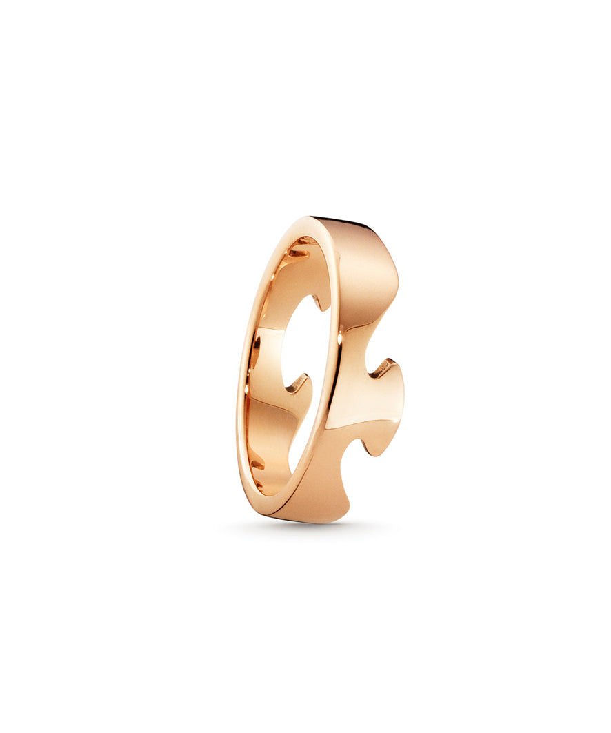Rose Gold Fusion End Ring
