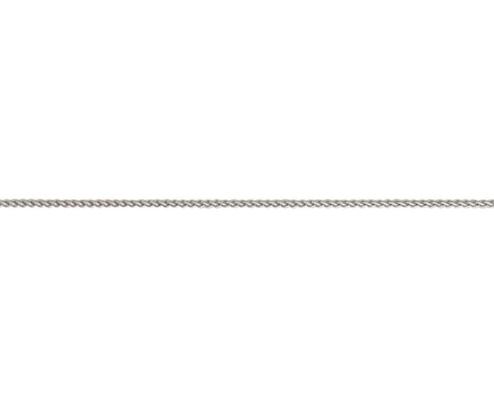 9ct White Gold Spiga Chain (20")