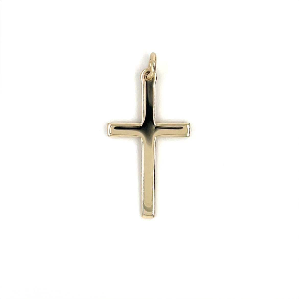 9ct Yellow Gold Large Cross Pendant