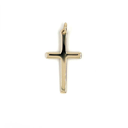 9ct Yellow Gold Large Cross Pendant