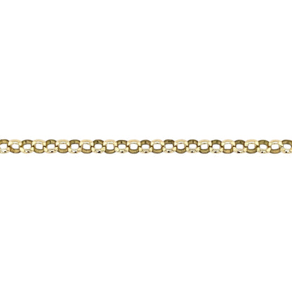 9ct Yellow Gold Round Belcher Chain (20")