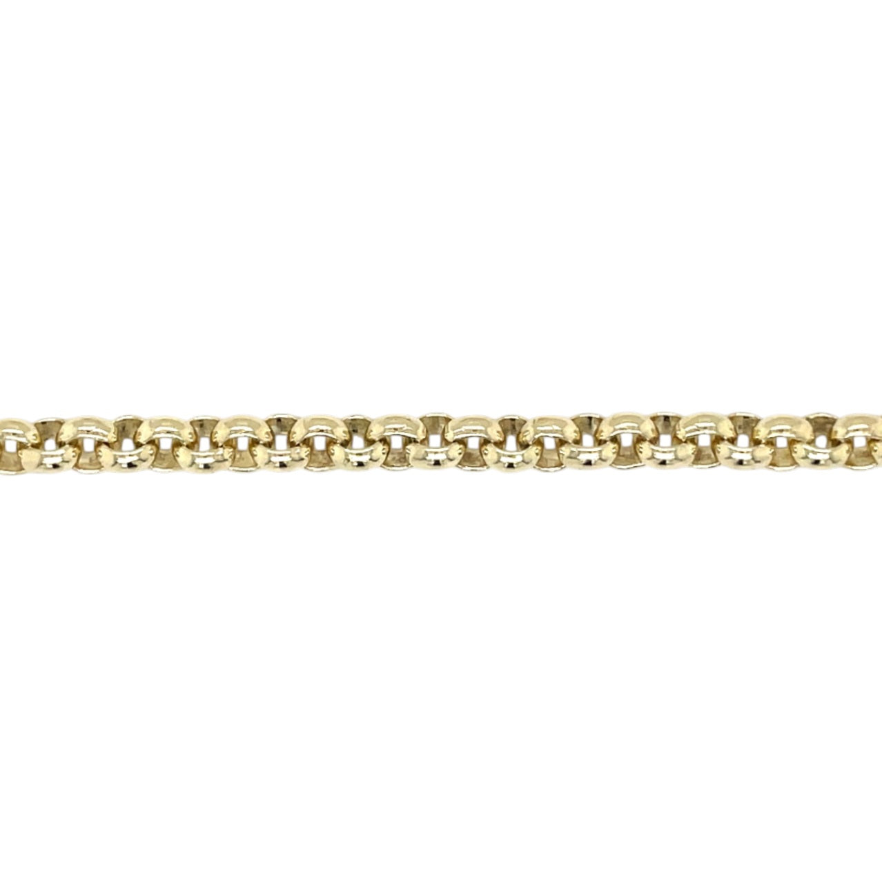 9ct Yellow Gold Round Belcher Chain (18")