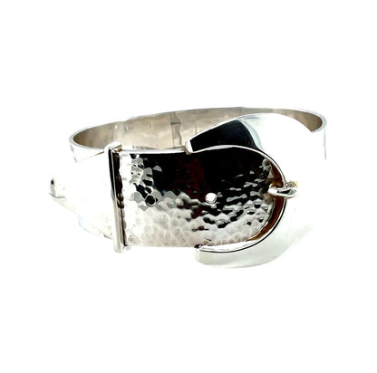 Silver Buckle Bangle