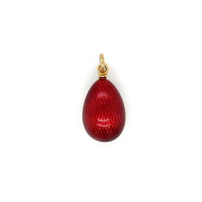 Diamond set Faberge egg pendant