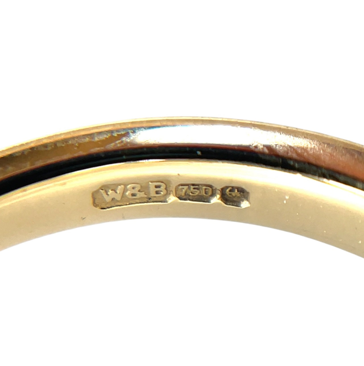 18ct Yellow Gold and Platinum Three Stone Diamond Ring (M)