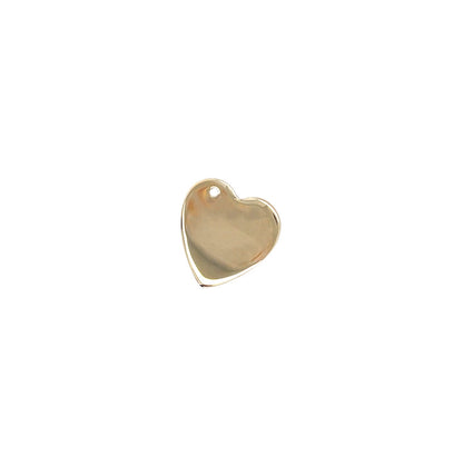 9ct Yellow Gold Heart Pendant (M)