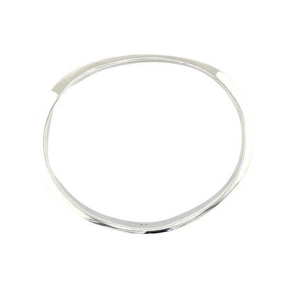 Silver Waved Bangle