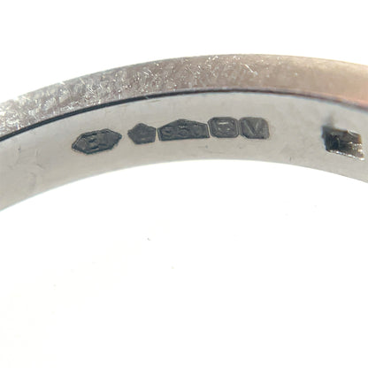 Platinum Half-Set Diamond Eternity Ring