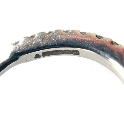 9ct White Gold Diamond Huggies