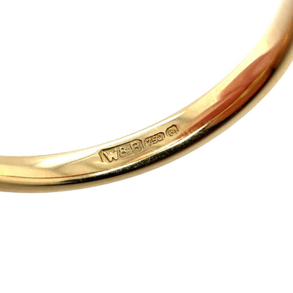 18ct Yellow Gold Marquise Cut Diamond Ring (N)