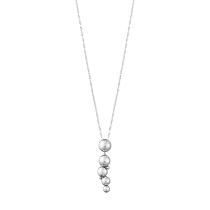 Silver Moonlight Grapes Necklace With Pendant