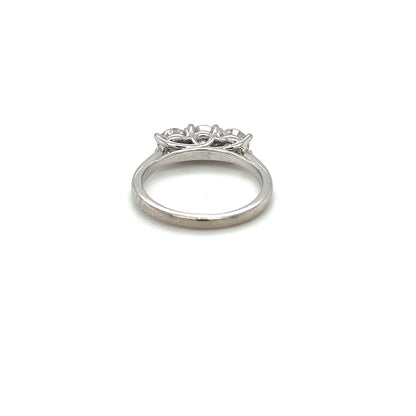 18ct White Gold Three Stone Diamond Ring